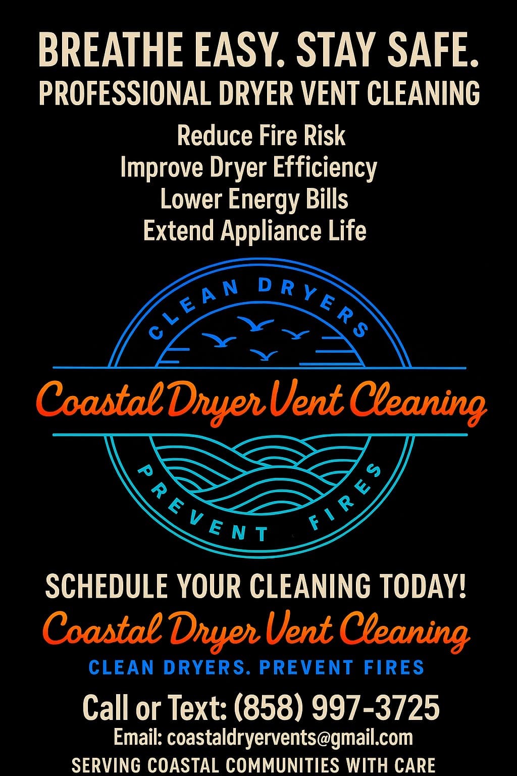 Coastal Dryer Vent Cleaning photo 3